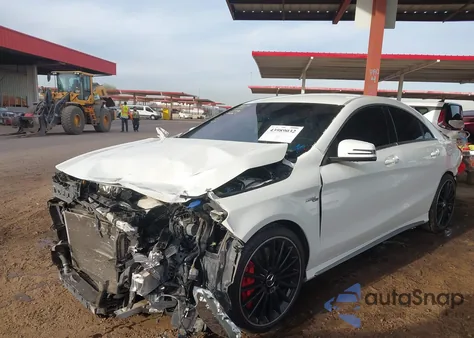 2014 Mercedes-Benz Cla 45 Amg 4Matic z USA, uszkodzony, nr VIN WDDSJ5CB7EN079361